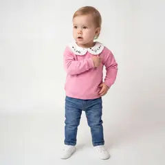 YAMP - Saco Para Bebé Niña Con Estampado De Algodón