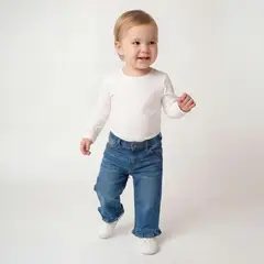 YAMP - Jean para Bebé niña de Algodón