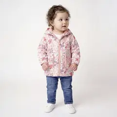 YAMP - Chaqueta para Bebé niña de Flores