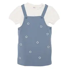 YAMP - Conjunto Vestido + Camiseta manga corta para Bebé niña en Algodón
