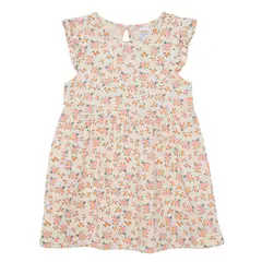YAMP - Vestido Para Bebé niña Medio de Algodón