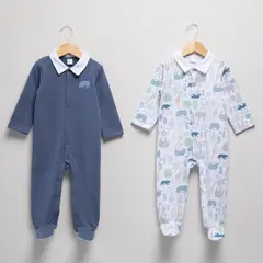 YAMP - Pijama para Bebé niño Pack de 2 unidades en Algodón