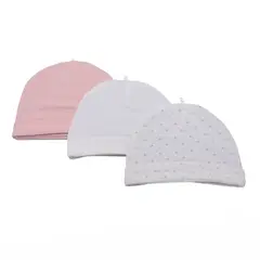 YAMP - Gorro Pack de 3 unidades para Bebé niña