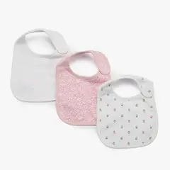 YAMP - Babero para Bebé niña pack de 3