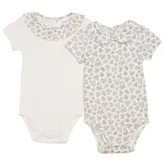 YAMP - Body para Bebé niña Pack de 2 unidades de Algodón