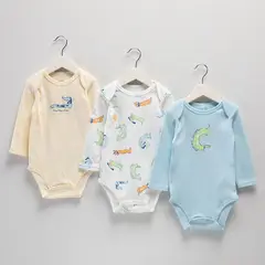 YAMP - Body para Bebé niño Pack de 3 unidades de Algodón