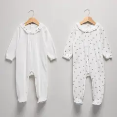 YAMP - Pijama para Bebé niña Pack de 2 unidades en Algodón