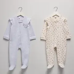 YAMP - Pijama para Bebé niña Pack de 2 unidades en Algodón