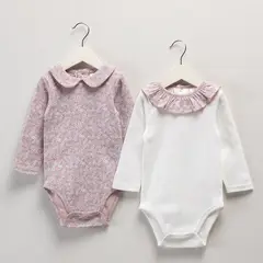 YAMP - Body para Bebé niña Pack de 2 unidades de Algodón