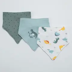 YAMP - Babero Unisex bebé (0 a 2 años) pack de 3