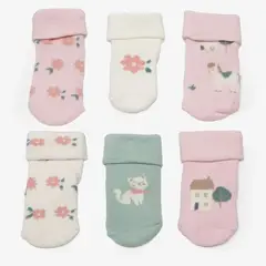 YAMP - Medias Para Bebés (0 A 2 Años) Corto Pack De 6