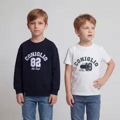 CONIGLIO - Sacos para Niño pack de 2 con Estampado de Algodón