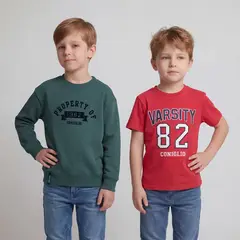CONIGLIO - Sacos para Niño pack de 2 con Estampado de Algodón