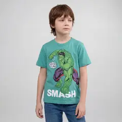 AVENGERS - Camiseta para Niño con Estampado Manga corta de Algodón
