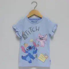 LILO & STITCH - Camiseta para Niña con Estampado Manga corta de Algodón