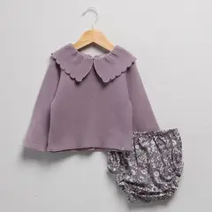 CONIGLIO - Conjunto Saco + Calzoncito para Bebé niña en Algodón