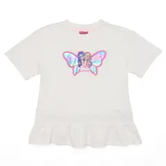 BARBIE - Camiseta para Niña con EstampadoManga corta de Algodón