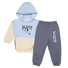 BLUEY - Conjunto Hoodie + Jogger para Bebé niño en Algodón