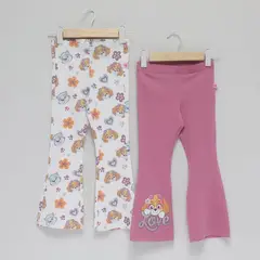PAW PATROL - Legging para Niña Pack de 2 unidades de Algodón