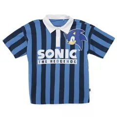 SONIC - Camiseta para Niño con Estampado Manga corta de Algodón