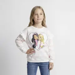 BARBIE - Saco para Niña con Estampado de Algodón