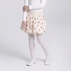 BARBIE - Falda para Niña con Lentejuelas de Algodón