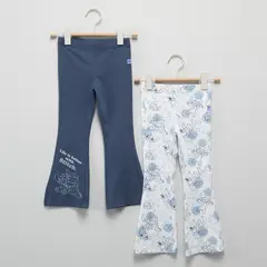 LILO & STITCH - Legging para Niña Pack de 2 unidades de Algodón