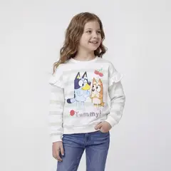 BLUEY - Saco para Niña con Estampado de Algodón