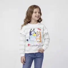 BLUEY - Saco para Niña con Estampado de Algodón
