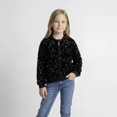 BARBIE - Saco Para Niña con Lentejuelas