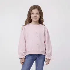 CONIGLIO - Saco para Niña con Flores de Algodón