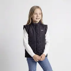 BARBIE - Chaleco para Niña con Taches