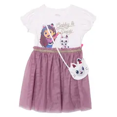 GABBYS DOLLHOUSE - Vestido para Niña con Estampado de Algodón