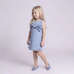 BARBIE - Vestido para Niña de Algodón