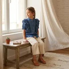CONIGLIO - Blusa para Niña Manga corta de Algodón