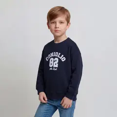 CONIGLIO - Saco para Niño con Logo de Algodón