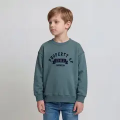CONIGLIO - Saco para Niño con Logo de Algodón