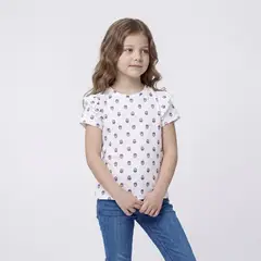 CONIGLIO - Camiseta para Niña Manga corta de Algodón