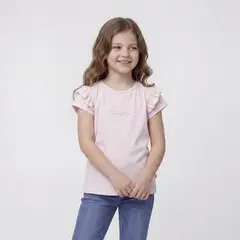 CONIGLIO - Camiseta para Niña Manga corta de Algodón