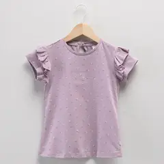 CONIGLIO - Camiseta para Niña Manga corta de Algodón