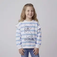 LILO & STITCH - Saco para Niña con Estampado de Algodón