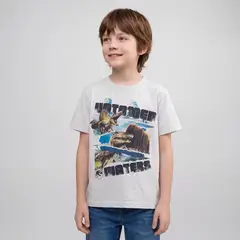 JURASSIC WORLD - Camiseta para Niño con Estampado Manga corta de Algodón