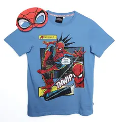 SPIDERMAN - Camiseta para Niño con Estampado Manga corta de Algodón Spider-man