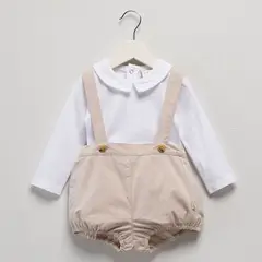 CONIGLIO - Conjunto Body manga larga + Enterizo para Bebé niño en Algodón