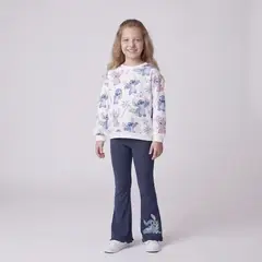LILO & STITCH - Conjunto Saco + Legging para Niña en Algodón