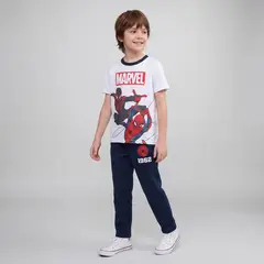 SPIDERMAN - Conjunto Camiseta + Pantalón para Niño en Poliéster