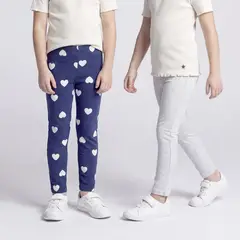 YAMP - Legging para Niña Pack de 2 unidades de Algodón