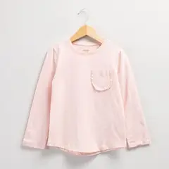 YAMP - Camiseta para Niña Manga larga de Algodón