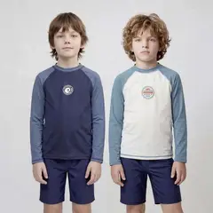 YAMP - Camiseta UV para Niño Pack de 2 unidades con Logo