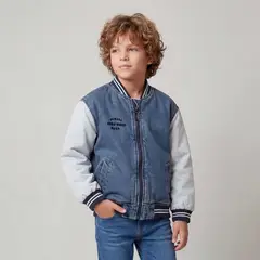 YAMP - Chaqueta para Niño con Logo de Algodón